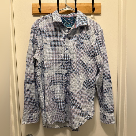 Robert Graham Other - Robert Graham Textured Flip Cuff Dress Shirt